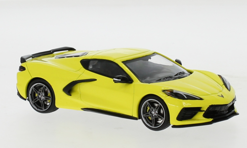 Chevrolet Corvette C8 2020 Geel - 1:43